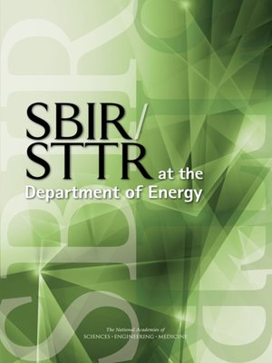 cover image of SBIR/STTR at the Department of Energy